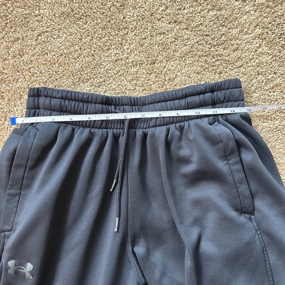 Under Armour Mens M Black Fleece Jogger ColdGear Sweatpants - Picture 9 of 13